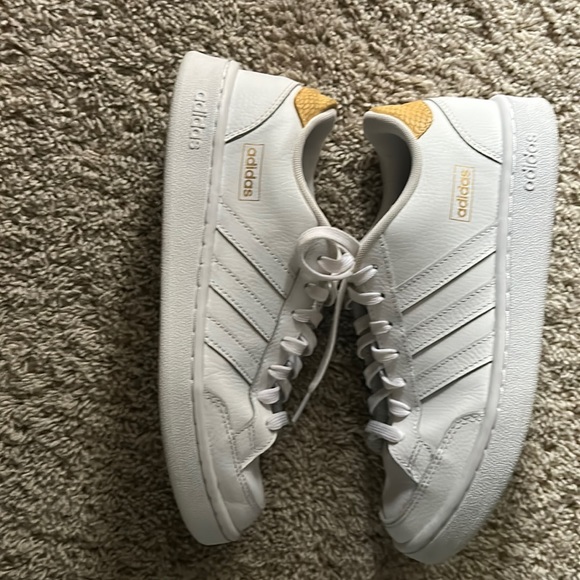 adidas Shoes - White Adidas leather sneakers